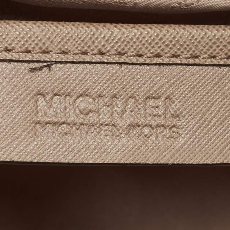 مملوكة مسبقًا MICHAEL Michael Kors Brown Saffiano Leather Selma Tote