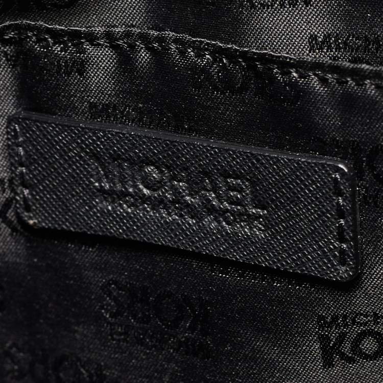 Pre Owned MICHAEL Michael Kors Black Saffiano Leather Tote