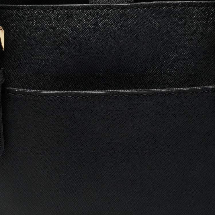 Pre Owned MICHAEL Michael Kors Black Saffiano Leather Tote