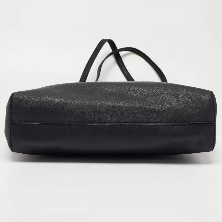 Pre Owned MICHAEL Michael Kors Black Saffiano Leather Tote