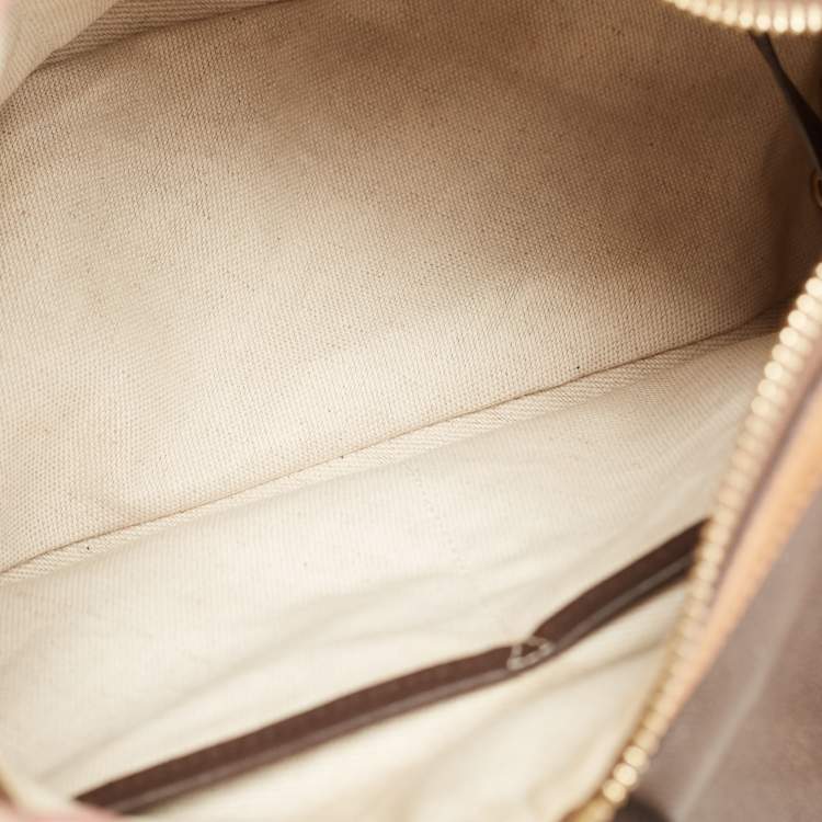 Pre Owned MICHAEL Michael Kors Dark Brown Leather Satchel