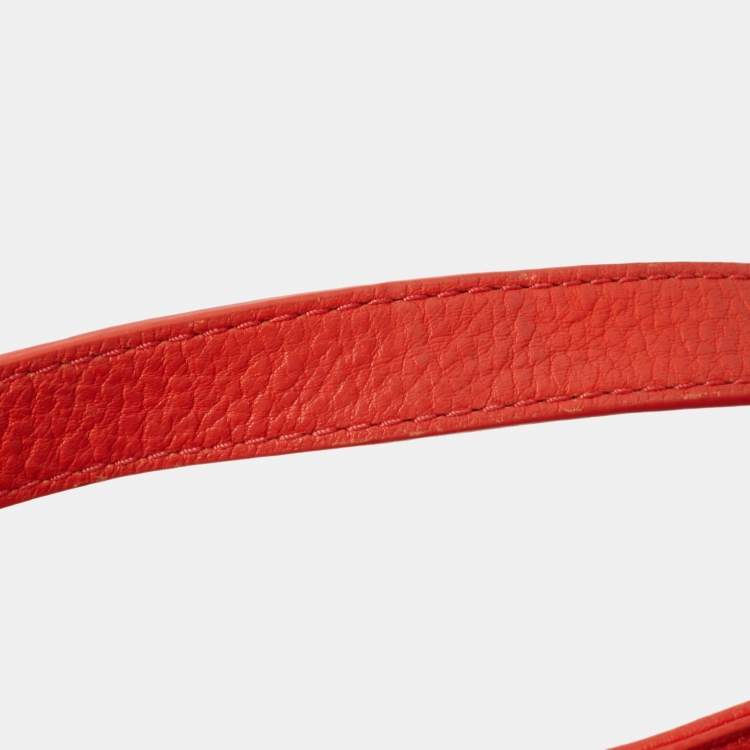 Pre Owned MICHAEL Michael Kors Red Leather Chain Tote