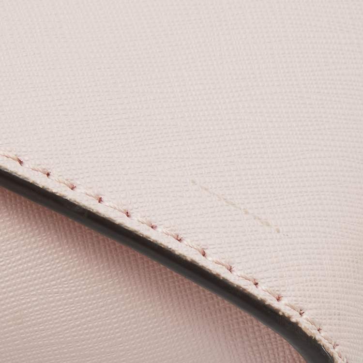 Pre Owned MICHAEL Michael Kors Blossom Pink Leather Medium Selma Satchel