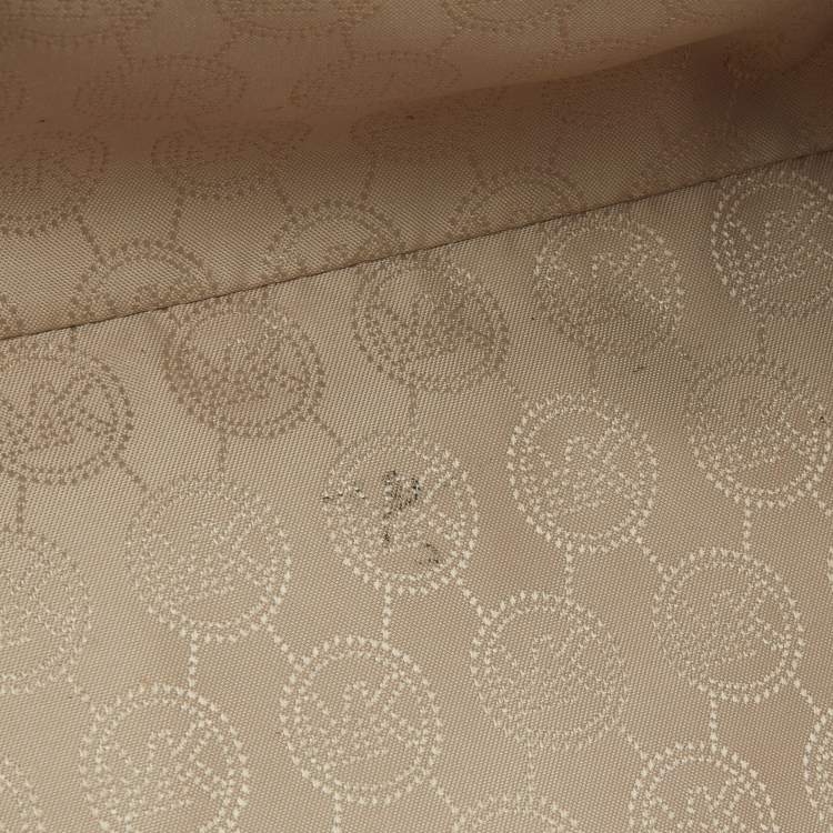 Pre Owned MICHAEL Michael Kors Blossom Pink Leather Medium Selma Satchel