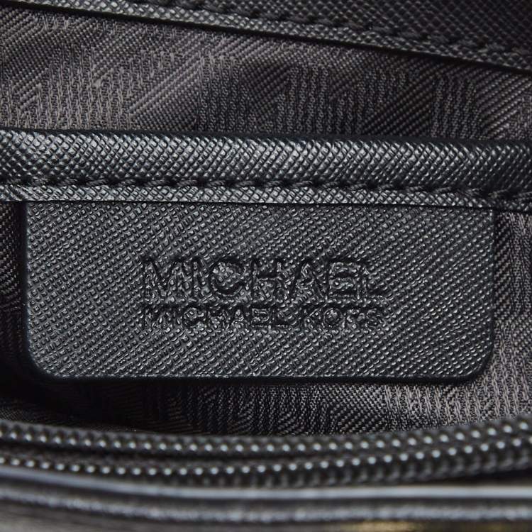 Pre Owned  MICHAEL Michael Kors Black Saffiano Leather Reise Handtassche Tote