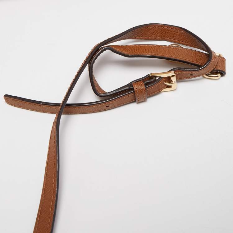 Pre Owned MICHAEL Michael Kors Brown Leather Large Selma Satchel