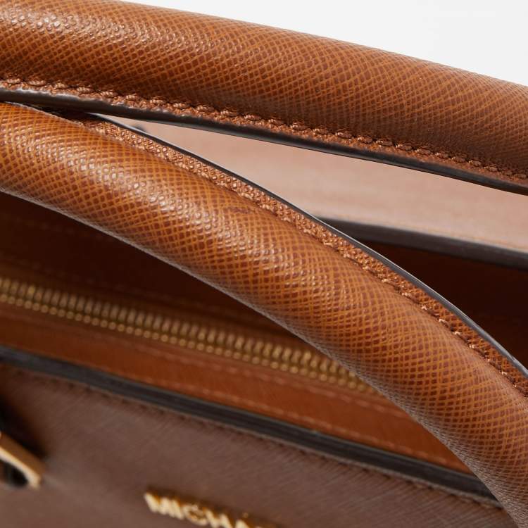 Pre Owned MICHAEL Michael Kors Brown Leather Large Selma Satchel