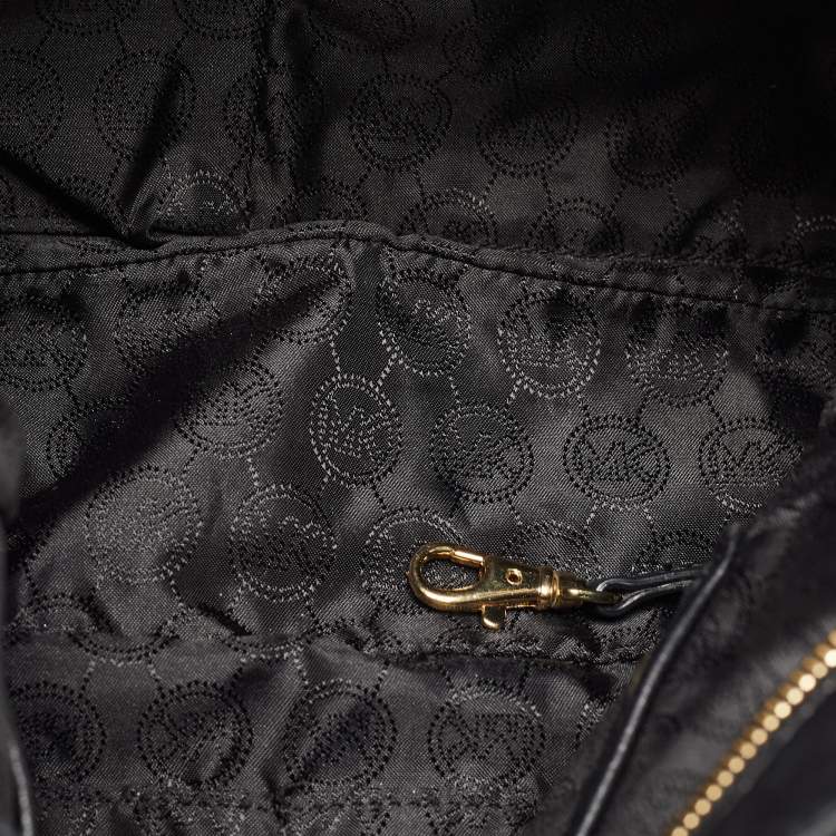 Pre Owned MICHAEL Michael Kors Black Quilted Leather Susannah Hobo