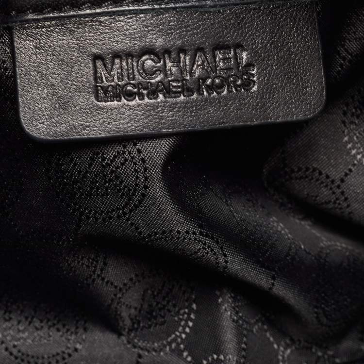 Pre Owned MICHAEL Michael Kors Black Quilted Leather Susannah Hobo