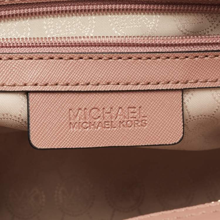 Pre Owned Michael Michael Kors Tricolor Saffiano Leather Medium Selma Tote