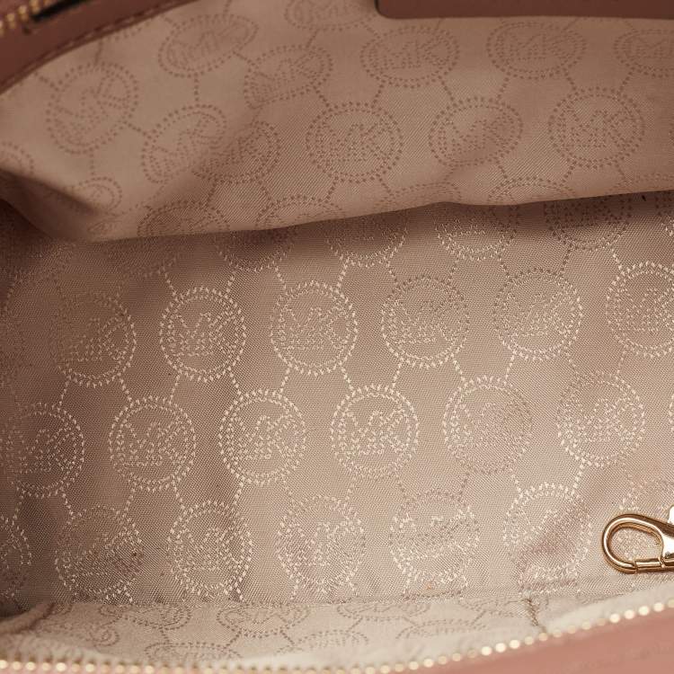 Pre Owned Michael Michael Kors Tricolor Saffiano Leather Medium Selma Tote