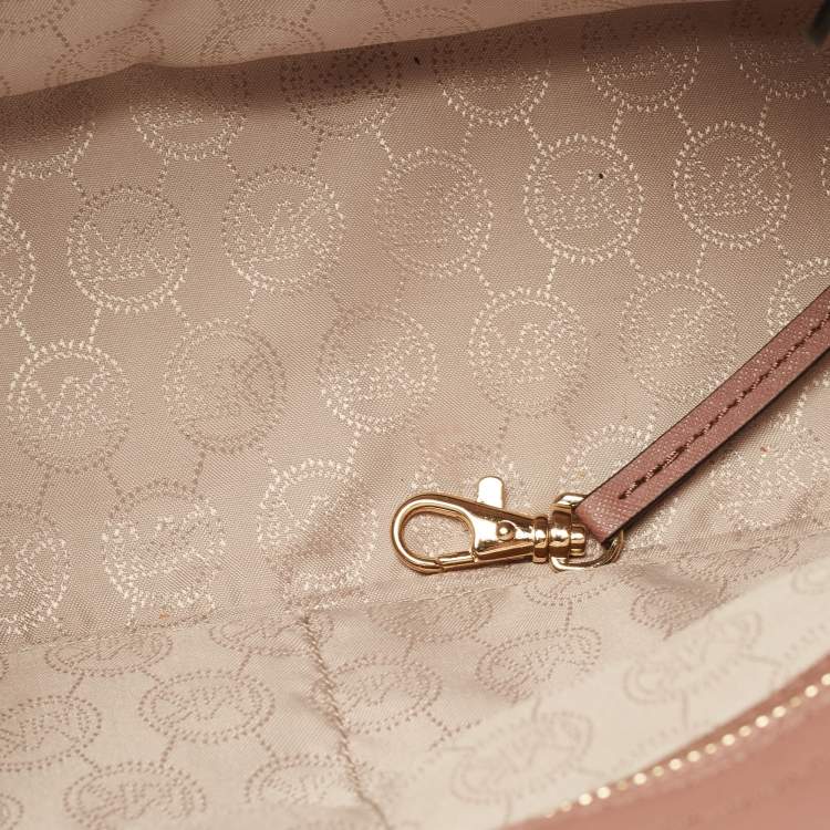 Pre Owned Michael Michael Kors Tricolor Saffiano Leather Medium Selma Tote