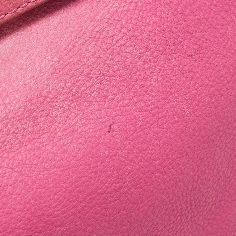 Pre Owned MICHAEL Michael Kors  Pink Leather Drawstring Tote