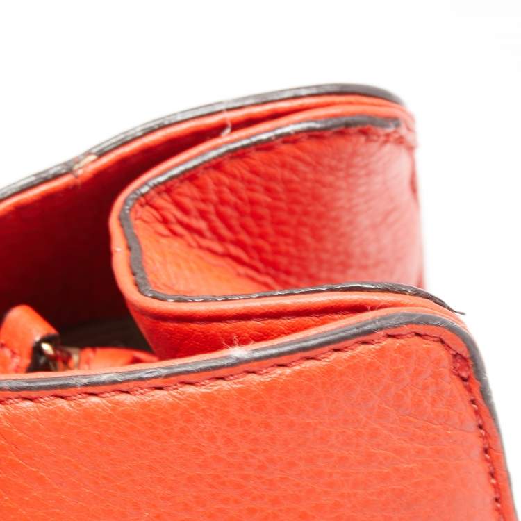 مملوكة مسبقًا MICHAEL Michael Kors Red Leather East West Hamilton Tote