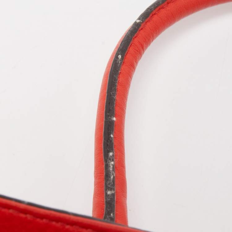 مملوكة مسبقًا MICHAEL Michael Kors Red Leather East West Hamilton Tote