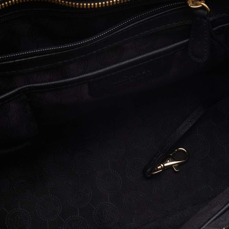 Pre Owned MICHAEL Michael Kors Black Leather Selma Satchel