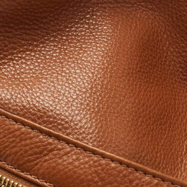 Pre Owned Michael Kors Brown Soft Leather Large Layton Hobo