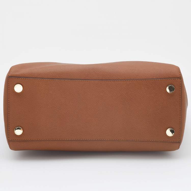 مملوكة مسبقًا MICHAEL Michael Kors Tan Leather Ciara Satchel