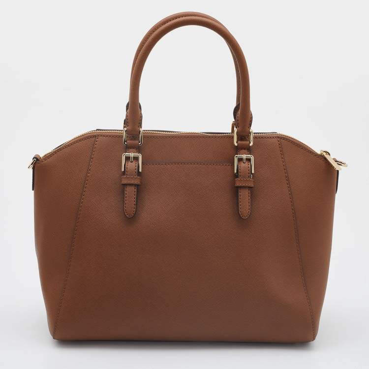 مملوكة مسبقًا MICHAEL Michael Kors Tan Leather Ciara Satchel