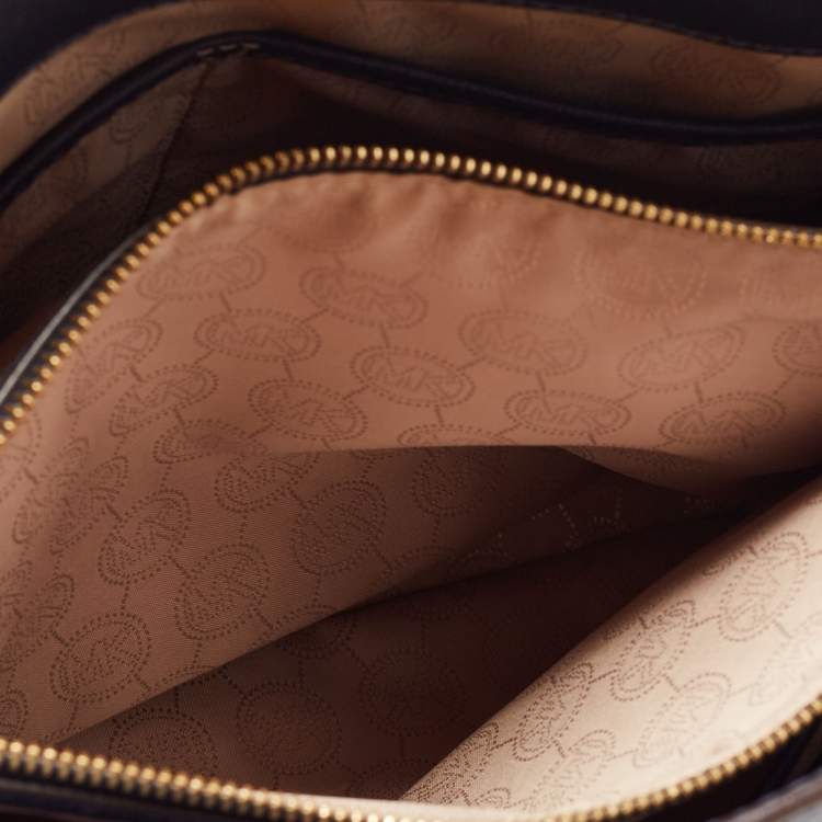 مملوكة مسبقًا MICHAEL Michael Kors Dark Blue Leather Large Dillon Tote