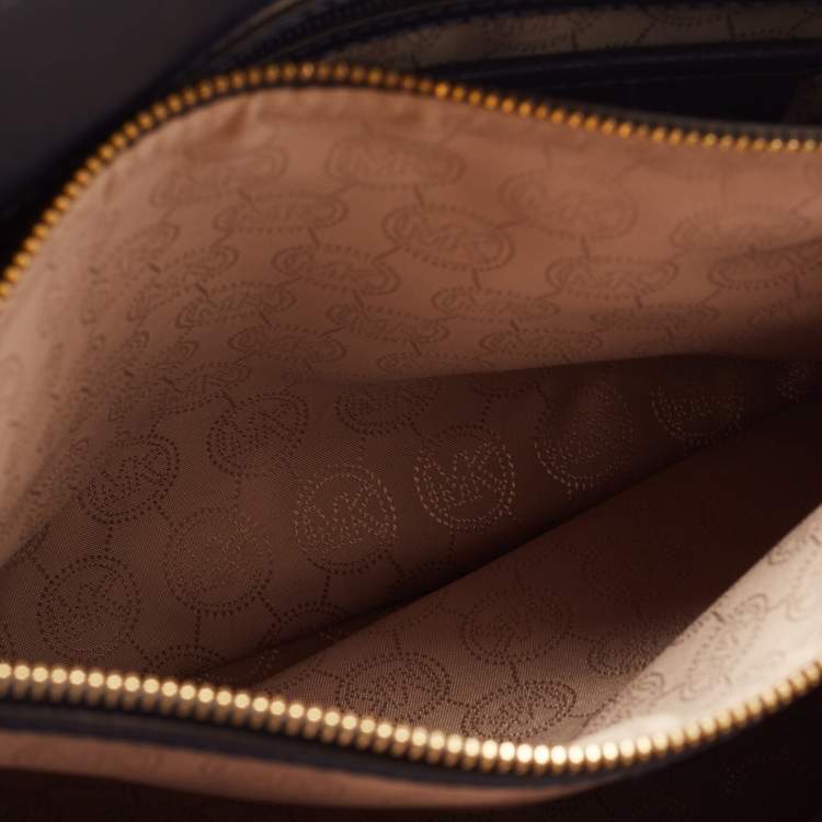 مملوكة مسبقًا MICHAEL Michael Kors Dark Blue Leather Large Dillon Tote