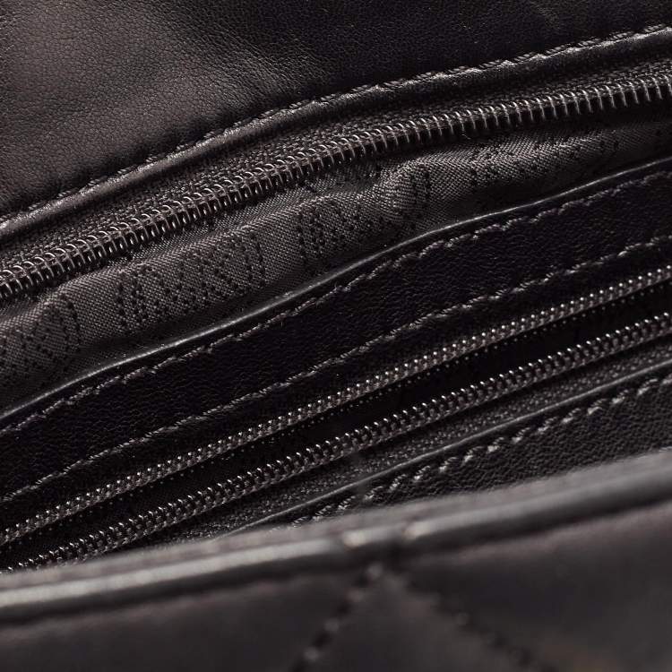 Pre Owned MICHAEL Michael Kors Black Quilted Leather Fulton Large Tote
