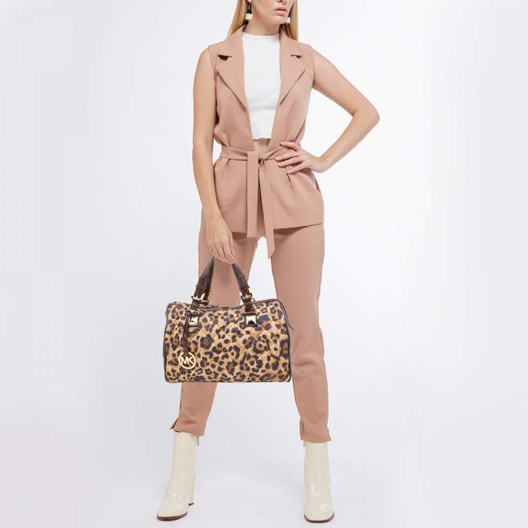 MK 2024 leopard handbag