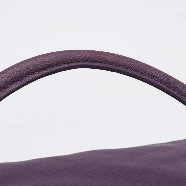 مملوكة مسبقًا MICHAEL Michael Kors Plum Leather Hamilton North South Tote
