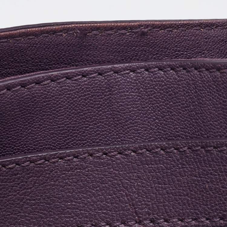 مملوكة مسبقًا MICHAEL Michael Kors Plum Leather Hamilton North South Tote