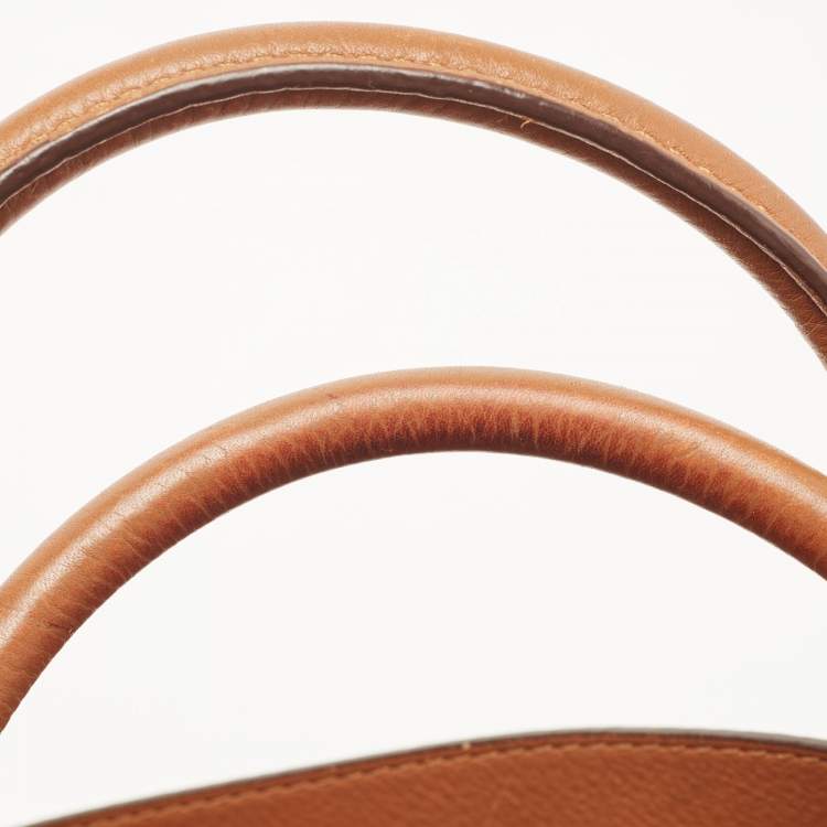 Pre Owned MICHAEL Michael Kors Brown Leather East West Hamilton Tote