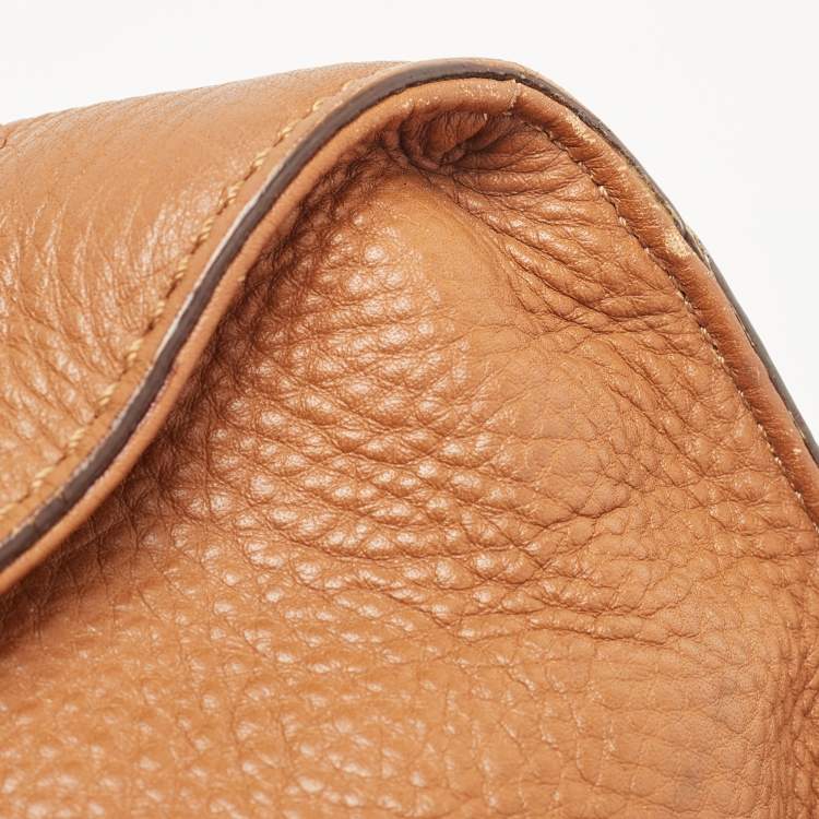 Pre Owned MICHAEL Michael Kors Brown Leather East West Hamilton Tote
