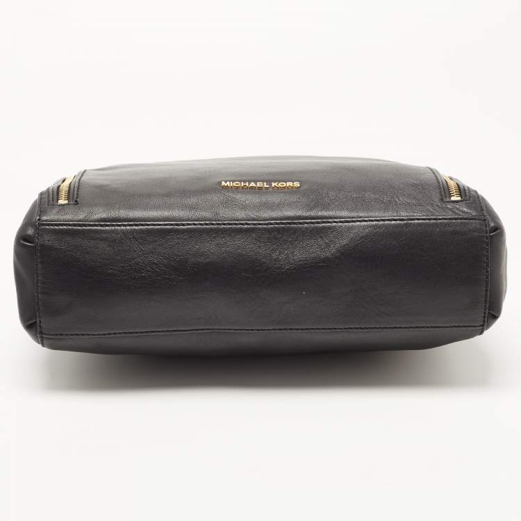 Pre Owned MICHAEL Michael Kors Black Leather Matilda Shoulder Bag