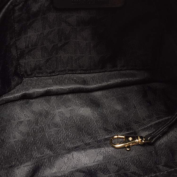 Pre Owned MICHAEL Michael Kors Black Leather Matilda Shoulder Bag