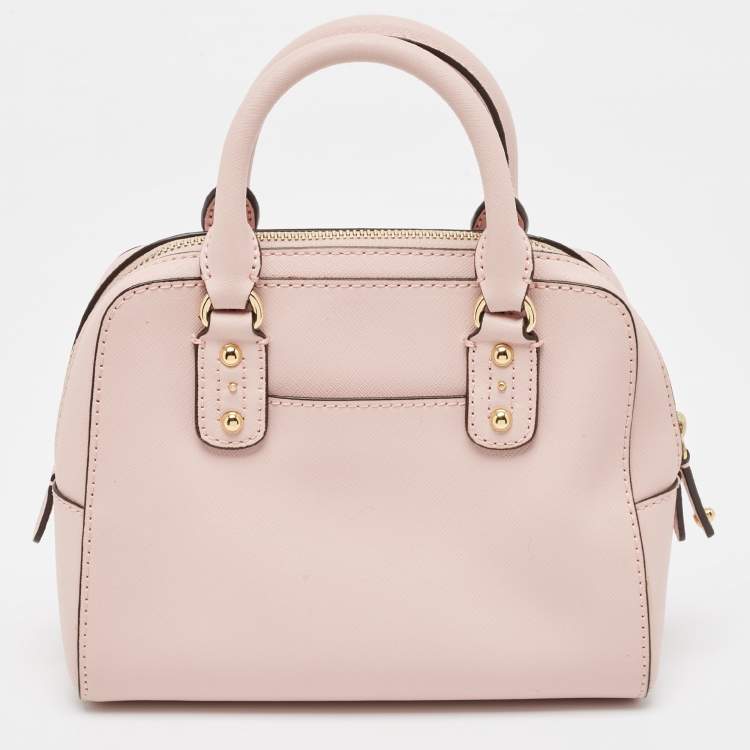 Pre Owned MICHAEL Michael Kors Pink Leather Mini 2way Bag