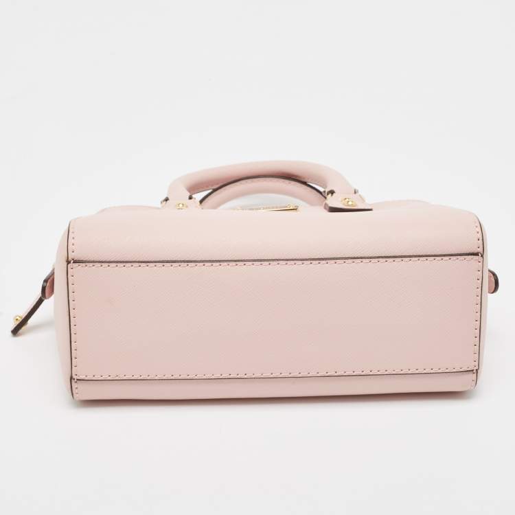 Pre Owned MICHAEL Michael Kors Pink Leather Mini 2way Bag