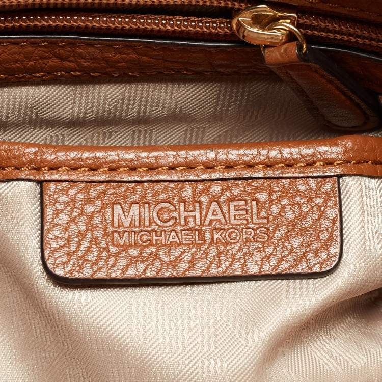 Pre Owned MICHAEL Michael Kors Brown Leather Bedford Tote