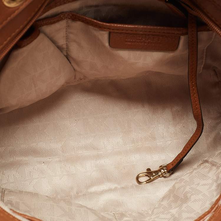 Pre Owned MICHAEL Michael Kors Brown Leather Bedford Tote
