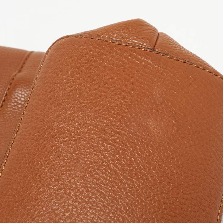 Pre Owned MICHAEL Michael Kors Brown Leather Bedford Tote