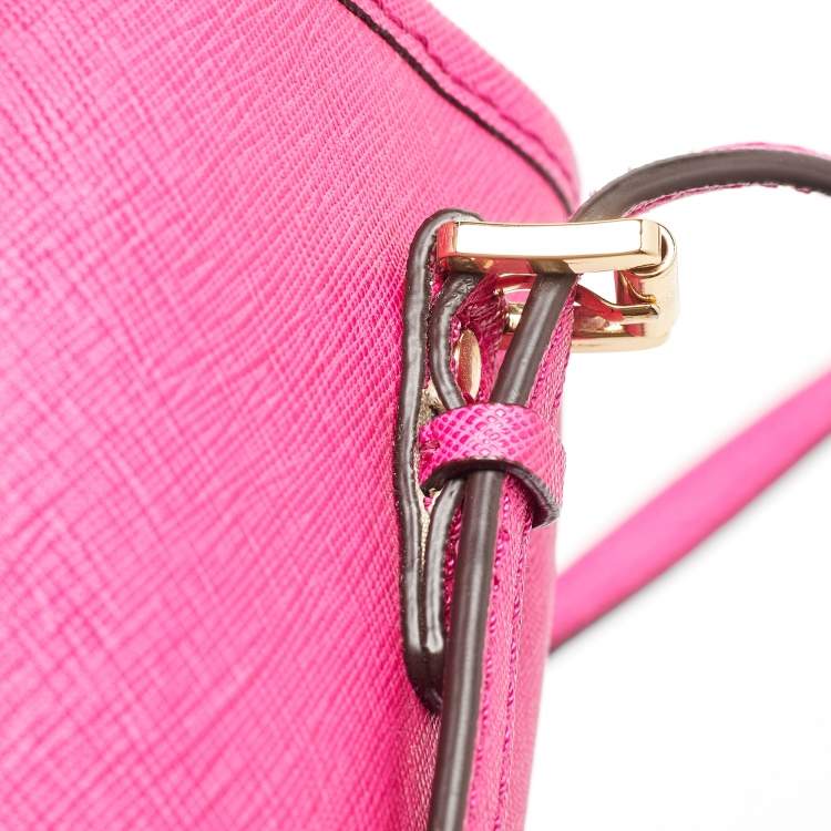 مملوكة مسبقًا MICHAEL Michael Kors Pink Leather Medium Jet Set Travel Tote