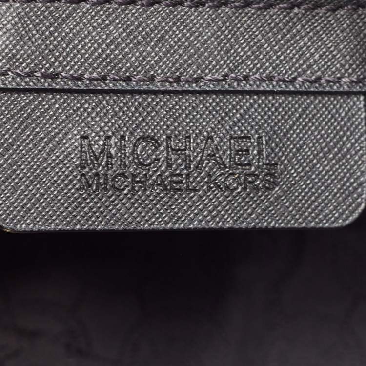 Pre Owned MICHAEL Michael Kors Black Leather Satchel