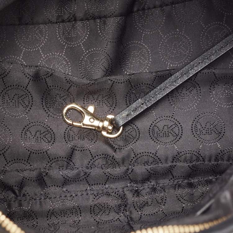 Pre Owned MICHAEL Michael Kors Black Leather Satchel