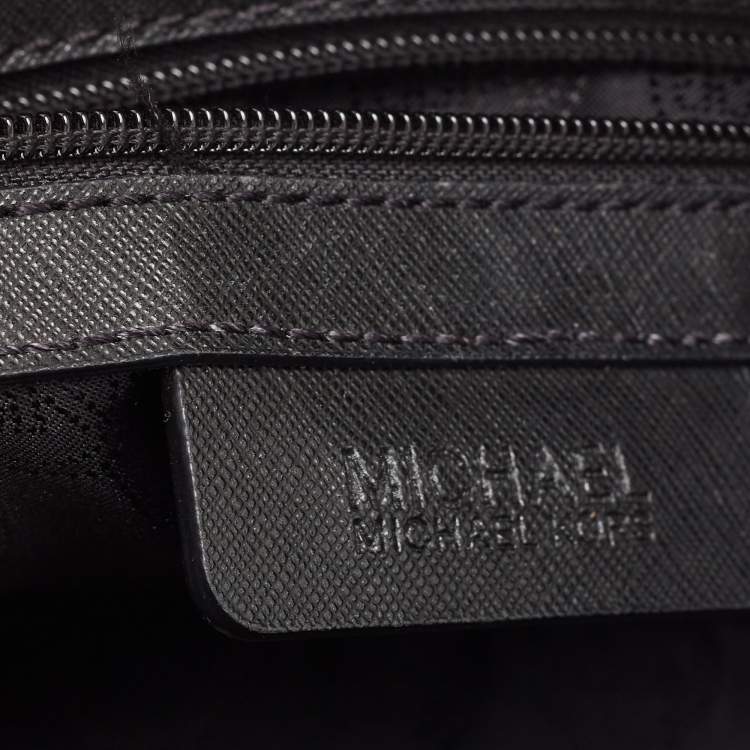 Pre Owned MICHAEL Michael Kors Black Leather Satchel