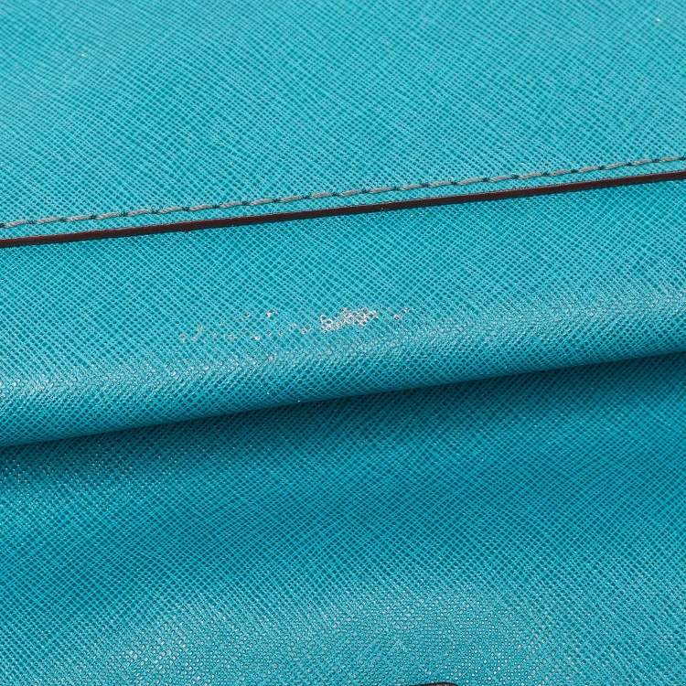 Pre Owned MICHAEL Michael Kors Green Leather Large Hamilton North South Tote