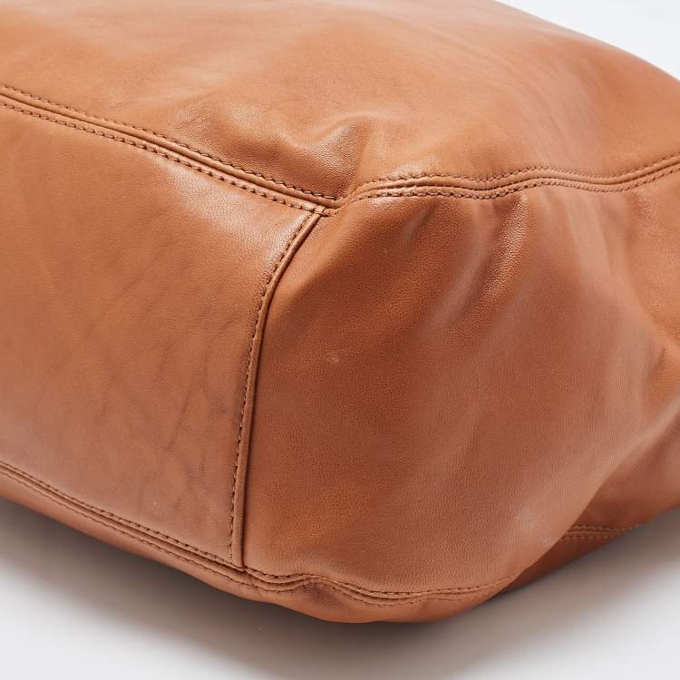 مملوكة مسبقًا MICHAEL Michael Kors Brown Leather Large Lilly Tote