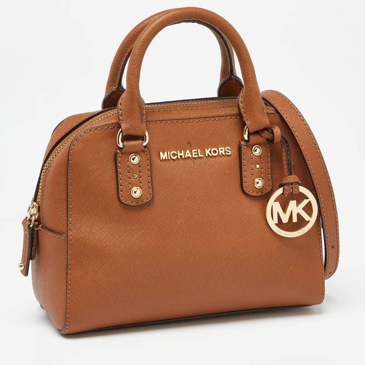 Pre Owned MICHAEL Michael Kors Brown Leather Satchel