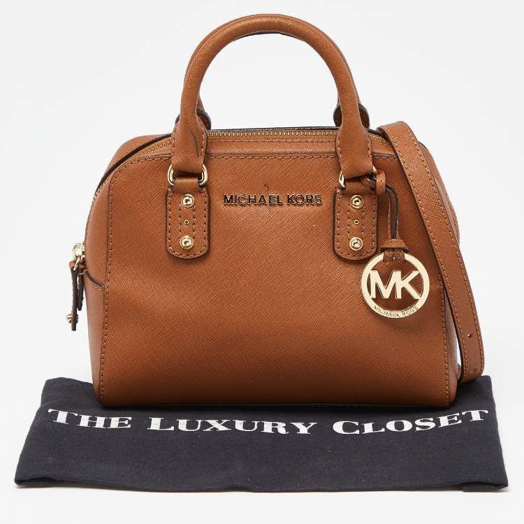 Pre Owned MICHAEL Michael Kors Brown Leather Satchel