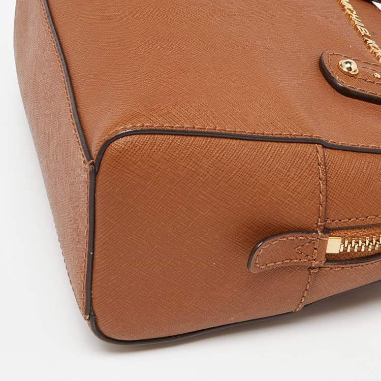Pre Owned MICHAEL Michael Kors Brown Leather Satchel