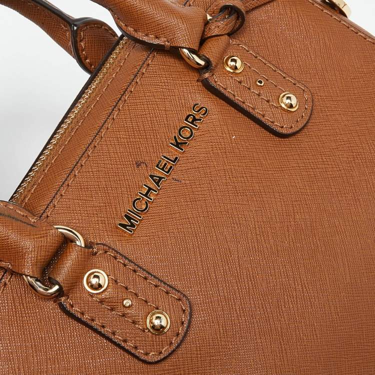 Pre Owned MICHAEL Michael Kors Brown Leather Satchel