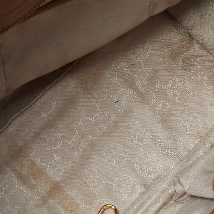 Pre Owned MICHAEL Michael Kors Brown Quilted Leather Selma Satchel