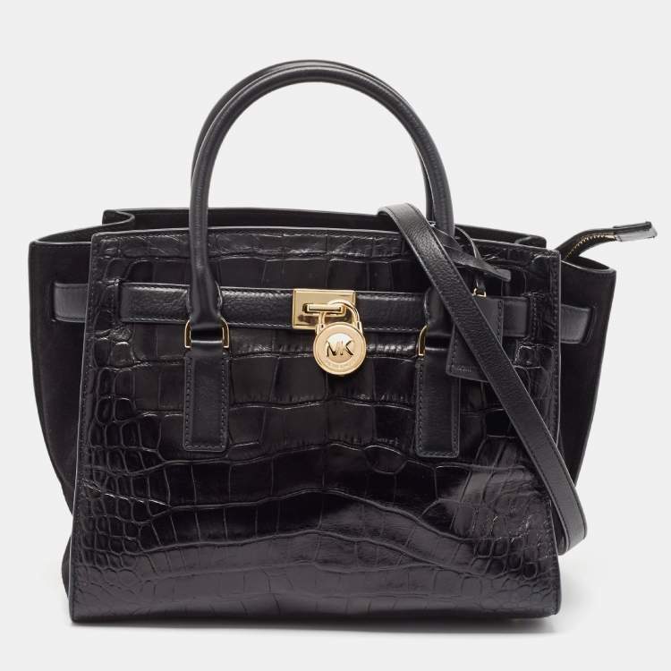 Michael kors hotsell hamilton tote black